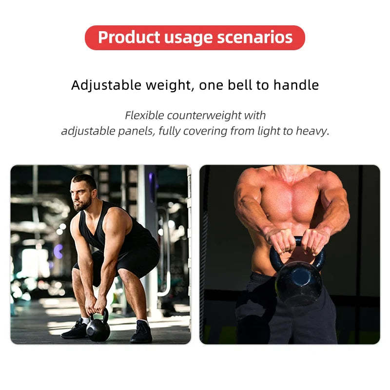 Free Weights Adjustable 12 KG to 32 KG Kettlebell Competition Style