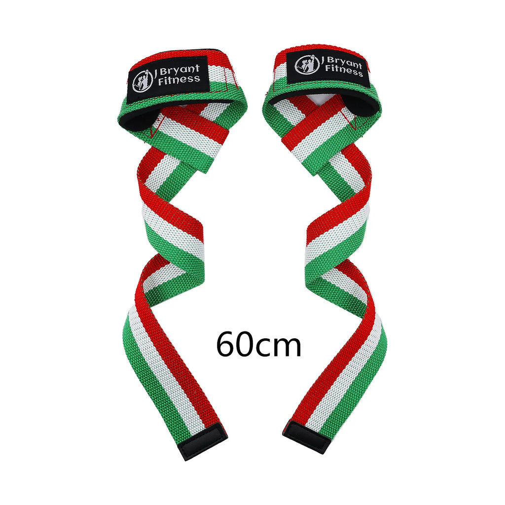 1 Pair Gym Lifting Straps Fitness Gloves Anti-slip Hand Wraps Wrist Straps Support For Weight Lifting Powerlifting Training