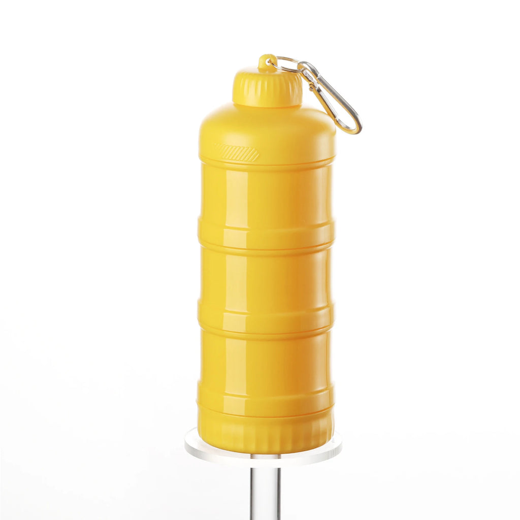 Protein Powder Dispenser Box with and Box for Food Storage Food - Grade PC, Suitable for Gym Exercise transparent